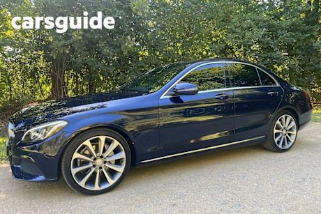 Blue 2016 Mercedes-Benz C250 Sedan