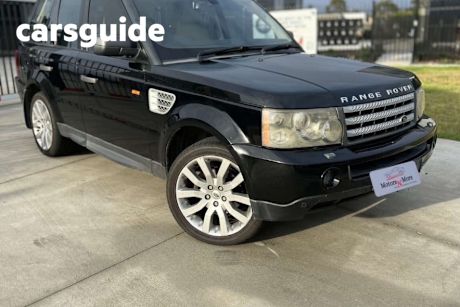 Black 2007 Land Rover Range Rover Sport Wagon 2.7 TDV6