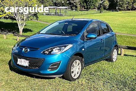 Blue 2012 Mazda 2 Hatchback NEO