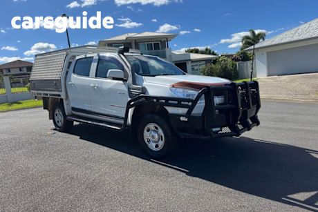 White 2012 Holden Colorado Crew Cab Chassis LX (4X4)