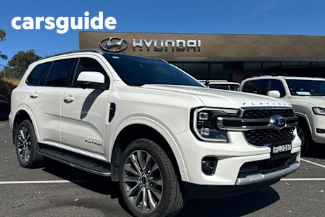 White 2024 Ford Everest Wagon Platinum (4WD)