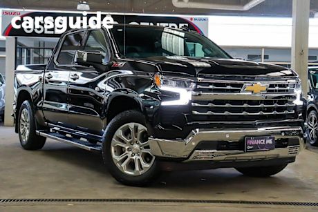Black 2024 Chevrolet Silverado Crew Cab Pickup 1500 LTZ Premium