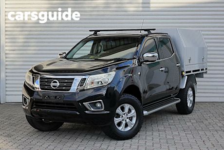 Black 2016 Nissan Navara Dual Cab Utility ST (4X4)