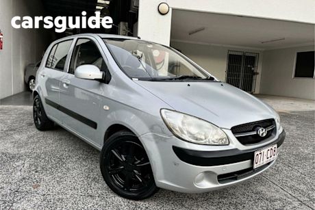 Silver 2009 Hyundai Getz Hatchback SX