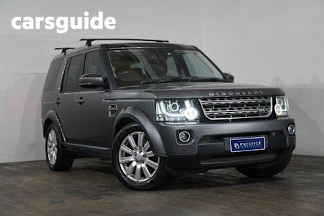 Grey 2015 Land Rover Discovery 4 Wagon 3.0 TDV6