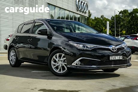 Black 2016 Toyota Corolla Hatchback Ascent Sport