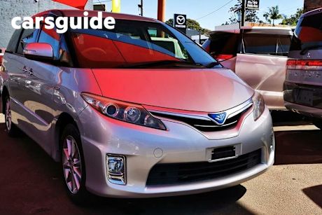 Silver 2012 Toyota Estima Commercial X (hybrid)