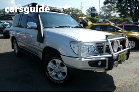 Silver 2005 Toyota Landcruiser Wagon Sahara (4X4)