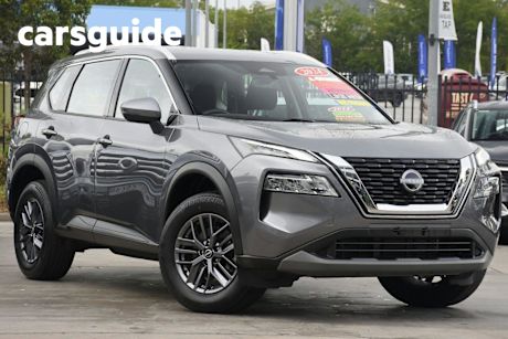 Grey 2024 Nissan X-Trail Wagon ST (4WD) 7 Seat