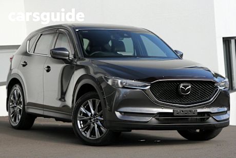 Grey 2021 Mazda CX-5 Wagon Akera Turbo (awd)