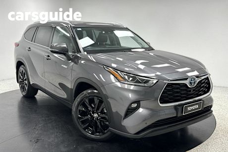 Grey 2022 Toyota Kluger Wagon Grande Hybrid AWD