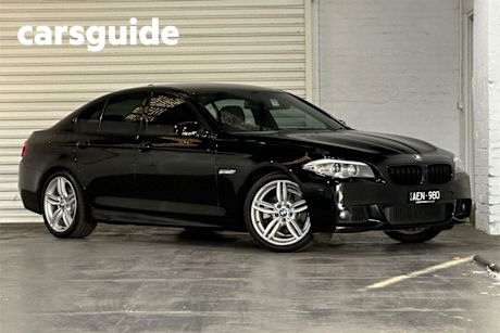 Black 2012 BMW 520I Sedan