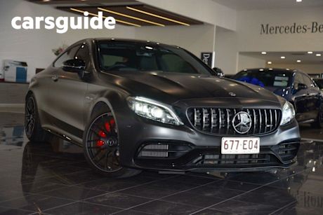 Grey 2022 Mercedes-Benz C63 Coupe S