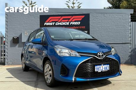 Blue 2014 Toyota Yaris Hatch ASCENT NCP130R MY15