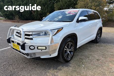White 2019 Toyota Kluger Wagon GX (4X4)