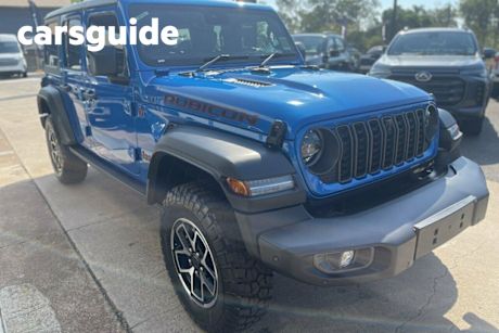 Blue 2024 Jeep Wrangler Unlimited Hardtop Rubicon (4X4)