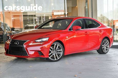 Red 2016 Lexus IS200T Sedan F Sport