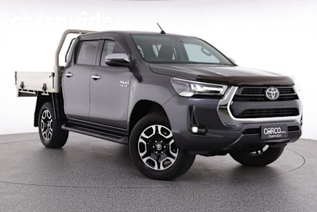 Grey 2020 Toyota Hilux Double Cab Pick Up SR5 (4X4)