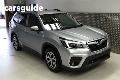 Silver 2021 Subaru Forester Wagon 2.5I (awd)