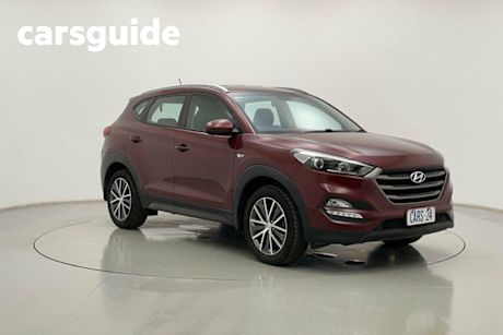 Red 2015 Hyundai Tucson Wagon Active X (fwd)