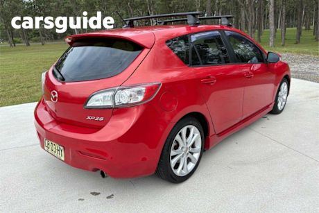 Red 2010 Mazda 3 Hatchback SP25