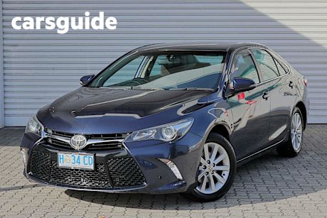 Blue 2016 Toyota Camry Sedan Atara S