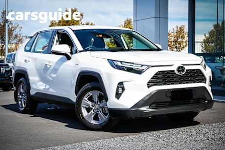 White 2024 Toyota RAV4 Wagon GX (2WD) Hybrid