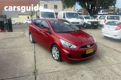 Red 2017 Hyundai Accent Hatchback Sport