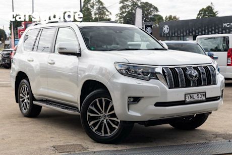 White 2022 Toyota Landcruiser Prado Wagon Kakadu
