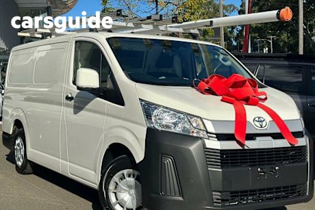 White 2020 Toyota Hiace Commercial LWB