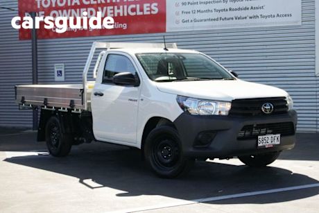 White 2020 Toyota Hilux Cab Chassis Workmate