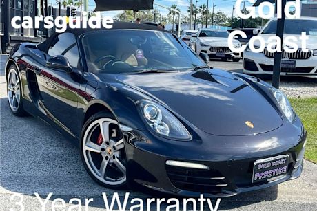Black 2014 Porsche Boxster Roadster S