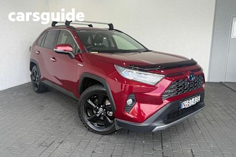 Red 2020 Toyota RAV4 Wagon Cruiser (awd) Hybrid