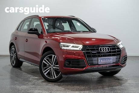 Red 2020 Audi Q5 Wagon 45 Tfsi Quattro Sport