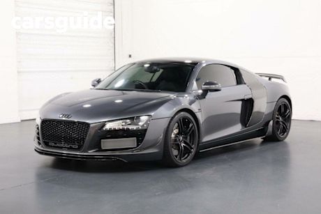 Grey 2008 Audi R8 Coupe 4.2 FSI Quattro