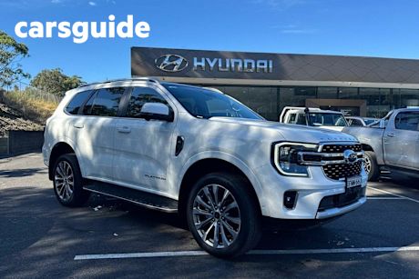 White 2024 Ford Everest Wagon Platinum (4WD)