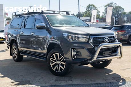 Grey 2018 Toyota Hilux Dual Cab Utility SR5 (4X4)