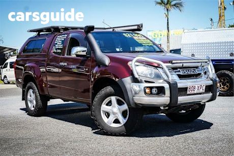 Red 2012 Isuzu D-MAX Space Cab Utility LS-U HI-Ride (4X4)