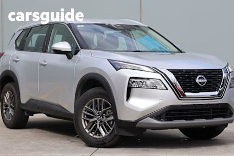 Silver 2023 Nissan X-Trail Wagon ST (4WD) 7 Seat