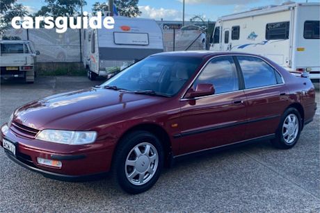 Red 1994 Honda Accord Sedan VTI