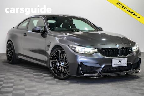 Grey 2018 BMW M4 Coupe