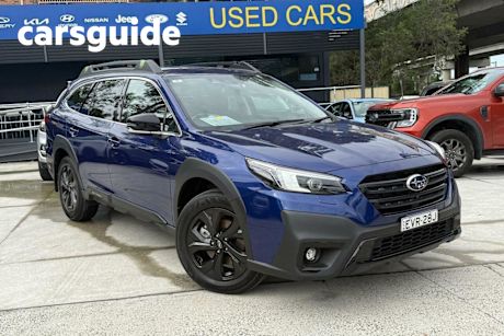 Blue 2022 Subaru Outback Wagon AWD Sport