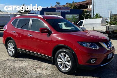 Red 2016 Nissan X-Trail Wagon ST-L (4X4)