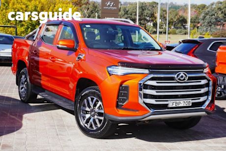 Orange 2022 LDV T60 Double Cab Utility MAX PRO (4X4)