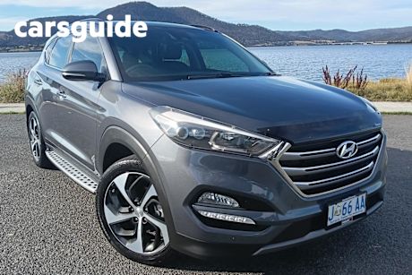 Grey 2016 Hyundai Tucson Wagon Highlander (awd)