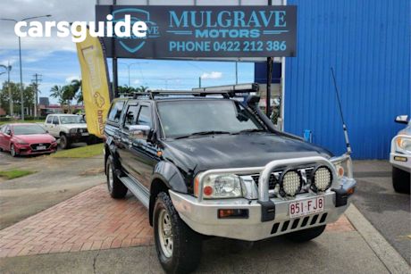 Black 2006 Nissan Navara Dual Cab Pick-up ST-R (4X4)