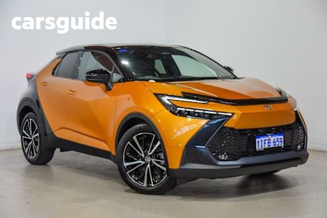 Yellow 2024 Toyota C-HR Wagon Koba Hybrid