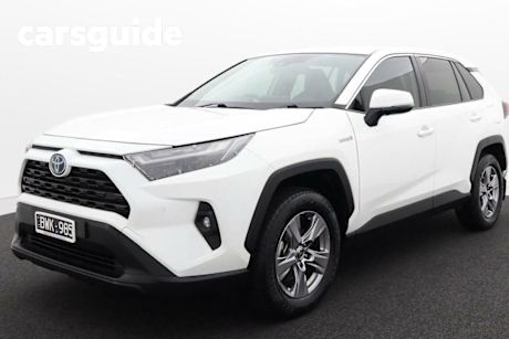 White 2021 Toyota RAV4 Wagon GX (awd) Hybrid