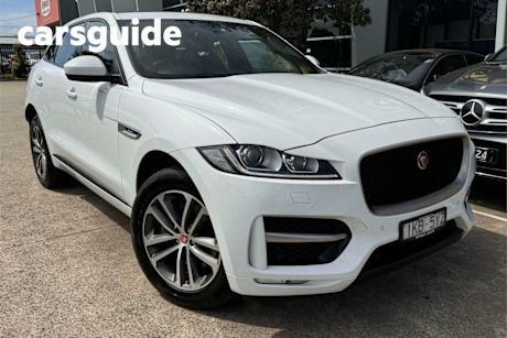 White 2017 Jaguar F-Pace Wagon 30D R-Sport AWD