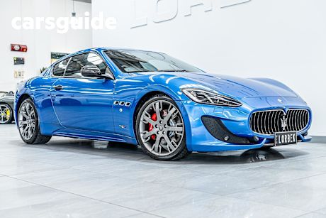 Blue 2012 Maserati Granturismo Coupe Sport MC